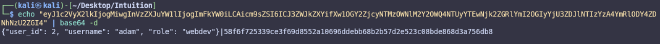 base64 decode result